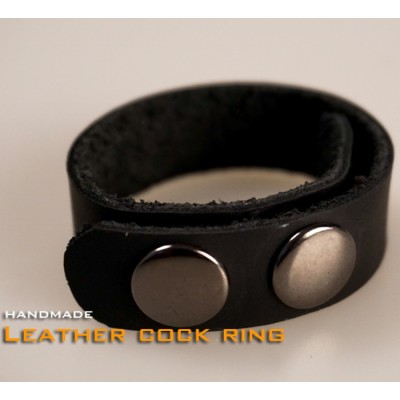 (RD1083)Quality Handmade Leather Cock Ring Fetish Wear